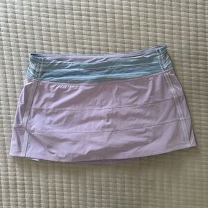 Lululemon Pace Rival Run Skirt Mid-Rise - Size 10R - Lavender/Purple Color